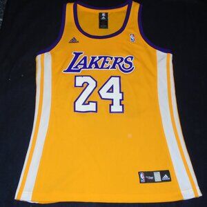 Adidas LA Lakers Kobe Bryant #24 NBA 4 Her Basketball Jersey Girl Women's Small